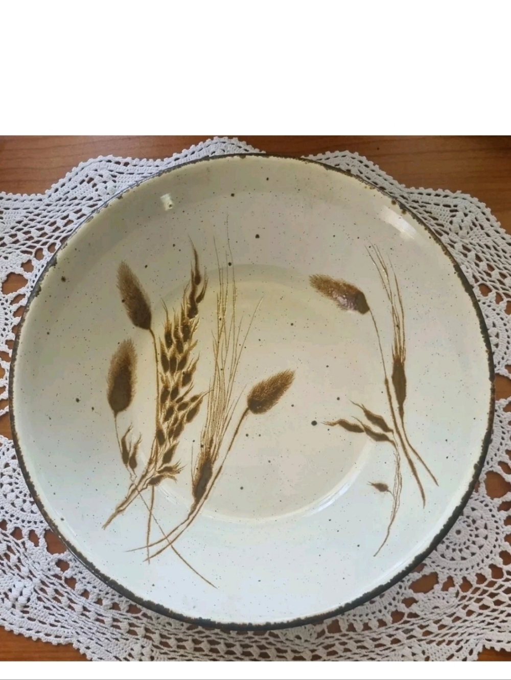 Vintage 1970 Midwinter Stonehedge Wild Oat Serving Bowl. Made In England